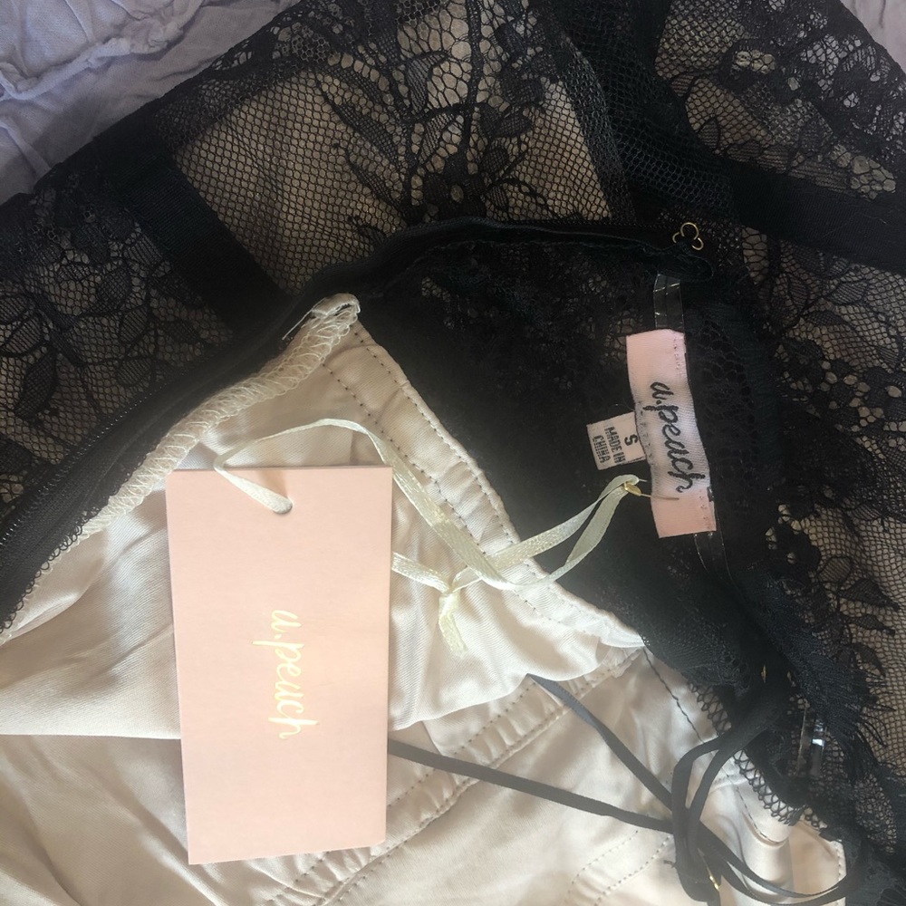 ❤️ A. PEACH ❤️ BNWT LACE SEXY BALLERINA DRESS - Picture 7 of 8